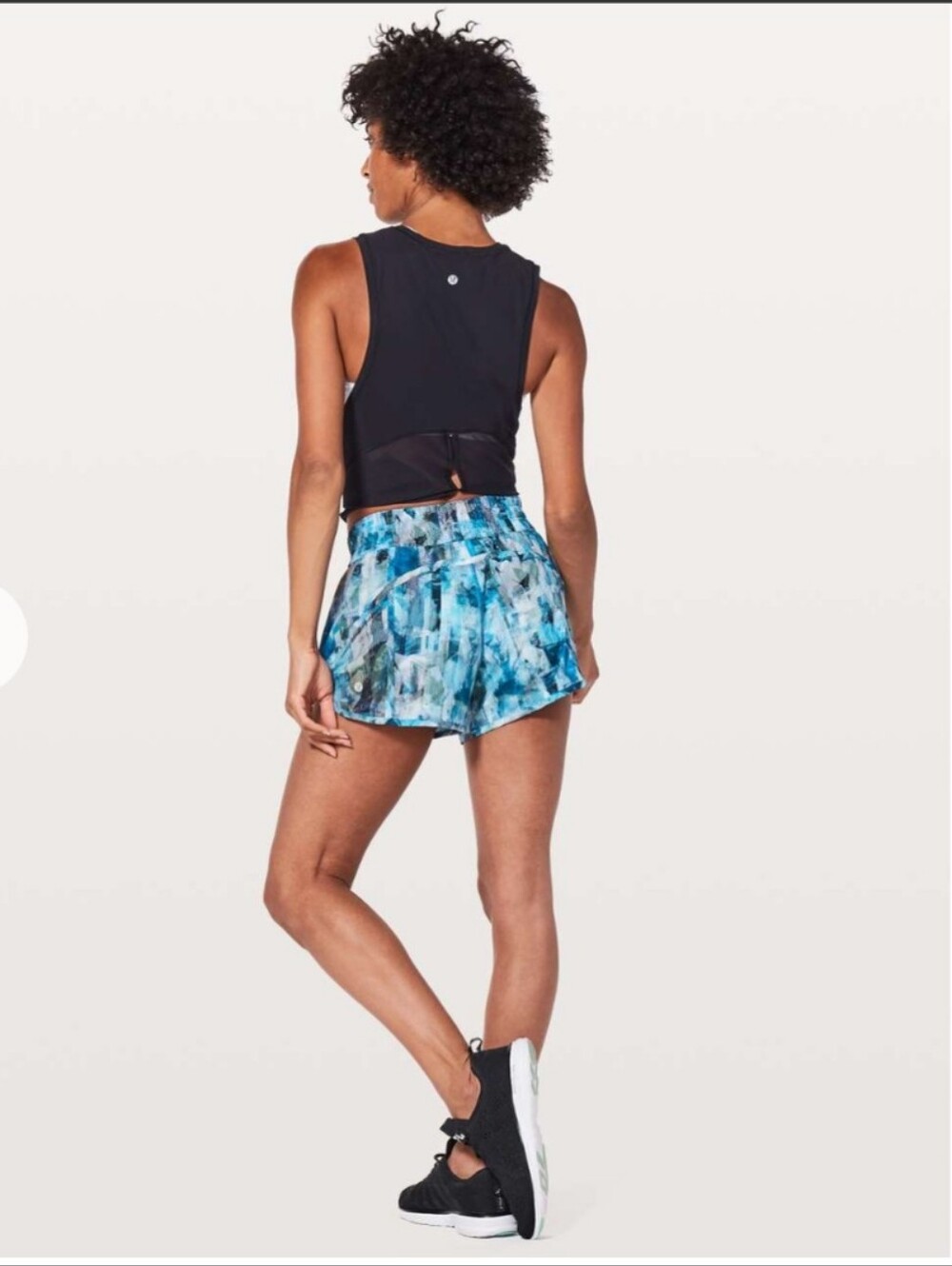 Lululemon Tracker Short V *4" Sun Dazed Multi Blue